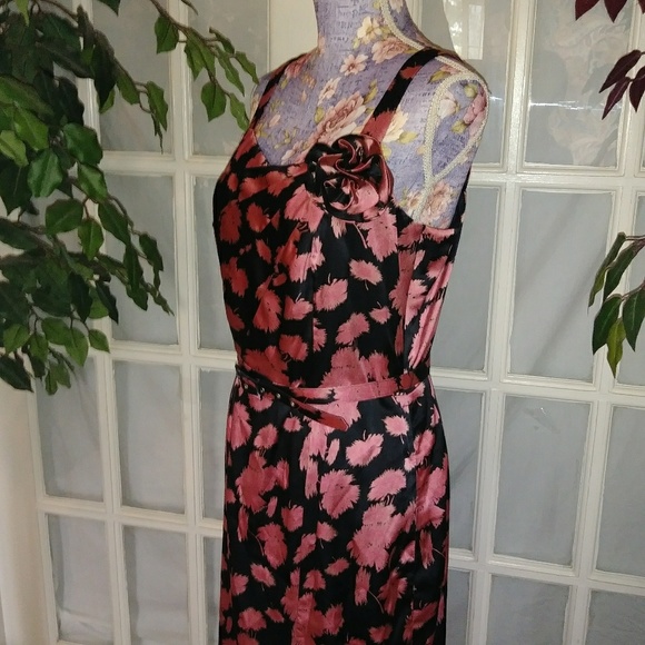 Rockabilly Sexy Silk Dress EUC - Picture 5 of 8
